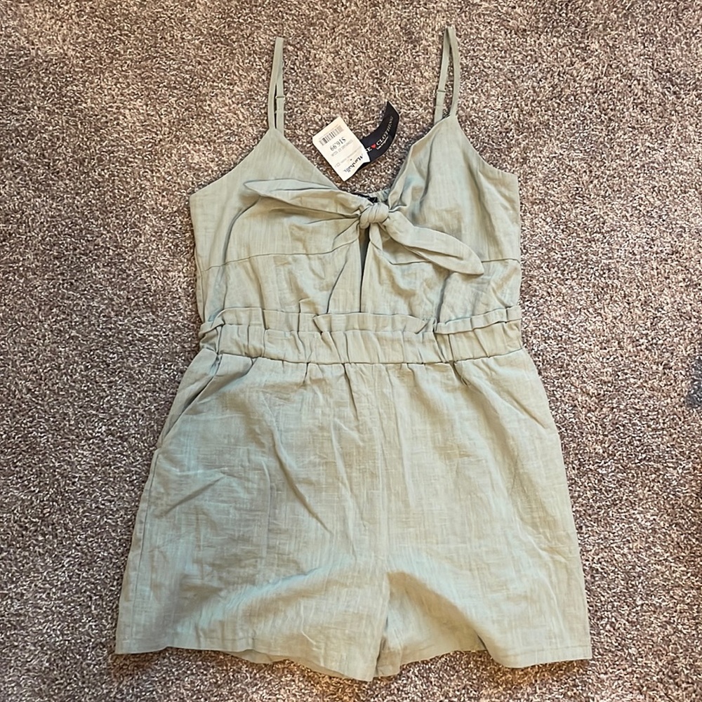 Size Large - Green Romper